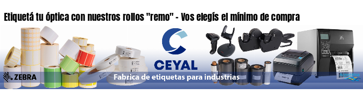 Etiquetá tu óptica con nuestros rollos 