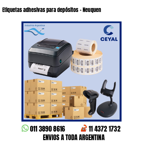 Etiquetas adhesivas para depósitos – Neuquen