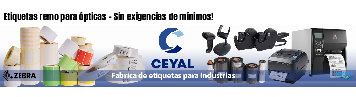 Etiquetas remo para ópticas - Sin exigencias de mínimos!