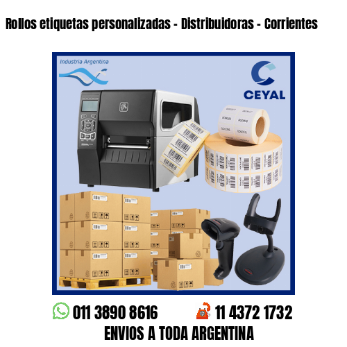 Rollos etiquetas personalizadas – Distribuidoras – Corrientes