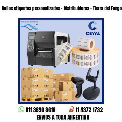 Rollos etiquetas personalizadas – Distribuidoras – Tierra del Fuego