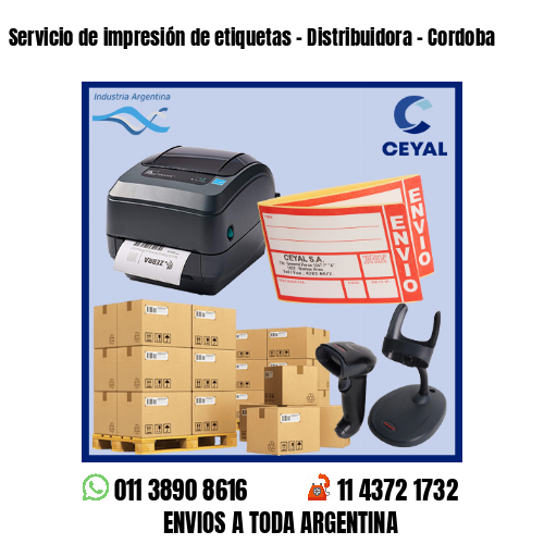 Servicio de impresión de etiquetas – Distribuidora – Cordoba
