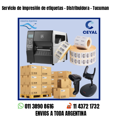 Servicio de impresión de etiquetas – Distribuidora – Tucuman