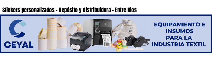 Stickers personalizados - Depósito y distribuidora - Entre Rios