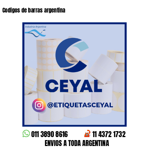 Codigos de barras argentina 