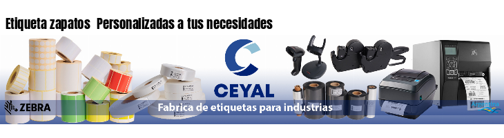 Etiqueta zapatos  Personalizadas a tus necesidades