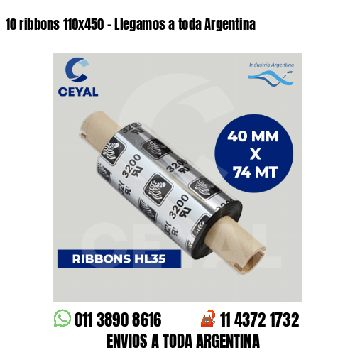 10 ribbons 110×450 – Llegamos a toda Argentina