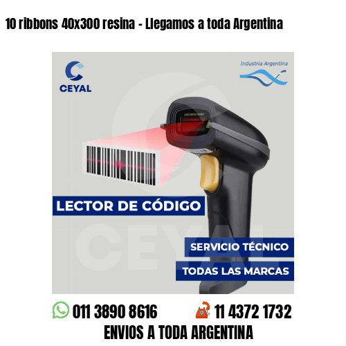 10 ribbons 40x300 resina - Llegamos a toda Argentina