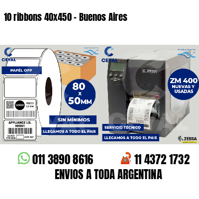 10 ribbons 40x450 - Buenos Aires