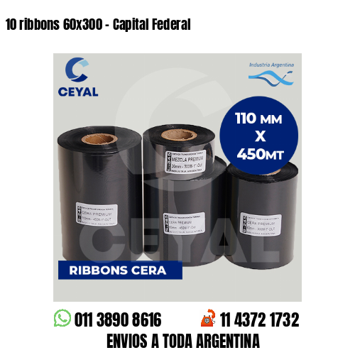 10 ribbons 60×300 – Capital Federal