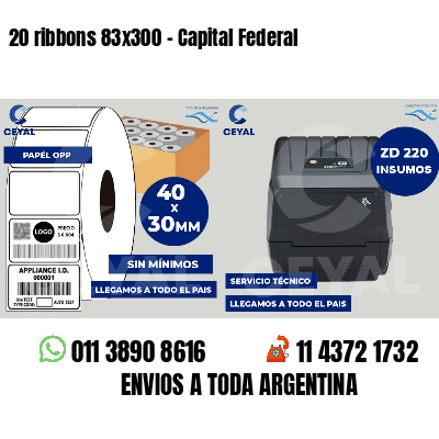 20 ribbons 83x300 - Capital Federal