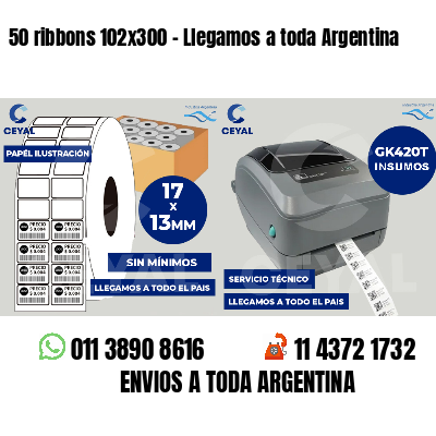 50 ribbons 102x300 - Llegamos a toda Argentina
