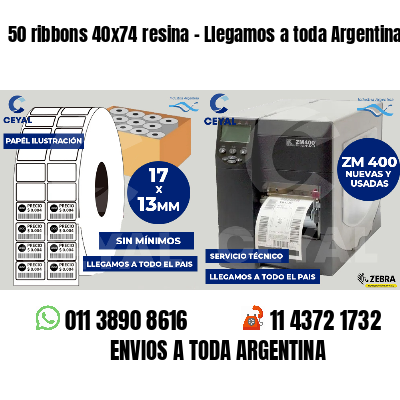 50 ribbons 40x74 resina - Llegamos a toda Argentina