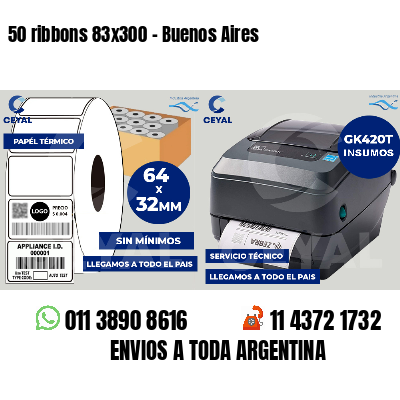 50 ribbons 83x300 - Buenos Aires
