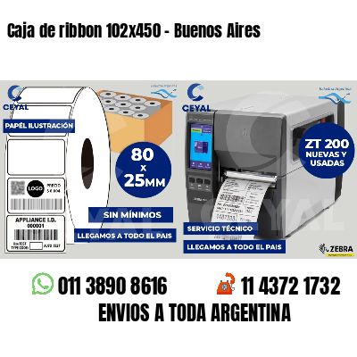 Caja de ribbon 102x450 - Buenos Aires