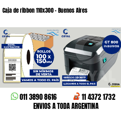 Caja de ribbon 110x300 - Buenos Aires