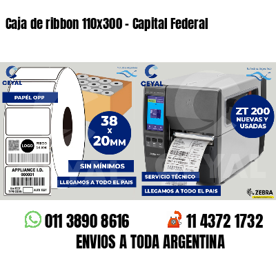 Caja de ribbon 110x300 - Capital Federal