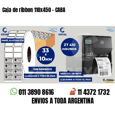 Caja de ribbon 110x450 - CABA
