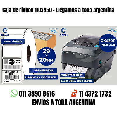 Caja de ribbon 110x450 - Llegamos a toda Argentina