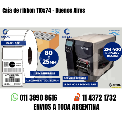 Caja de ribbon 110x74 - Buenos Aires