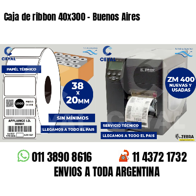 Caja de ribbon 40x300 - Buenos Aires