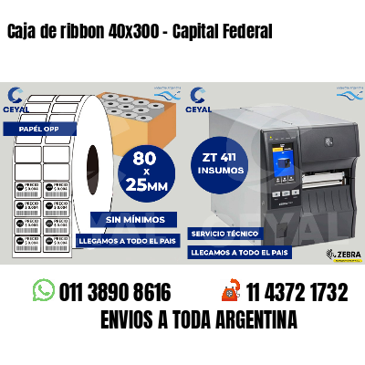 Caja de ribbon 40x300 - Capital Federal