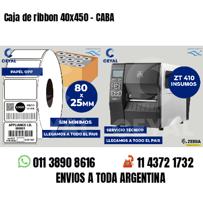 Caja de ribbon 40x450 - CABA