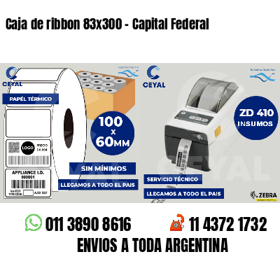 Caja de ribbon 83x300 - Capital Federal