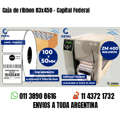 Caja de ribbon 83x450 - Capital Federal