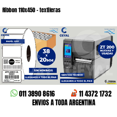 Ribbon 110x450 - textileras