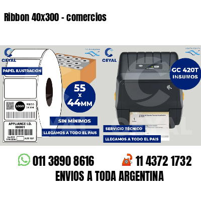 Ribbon 40x300 - comercios
