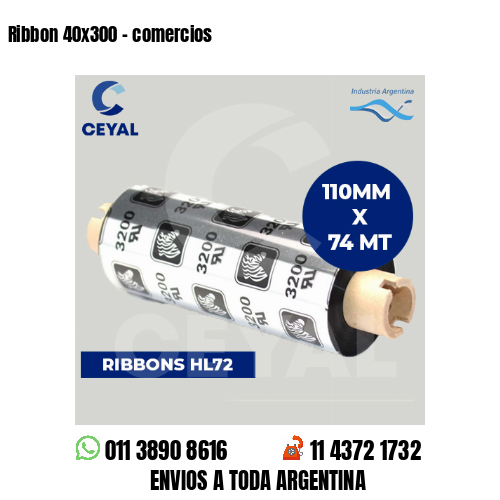Ribbon 40×300 – comercios
