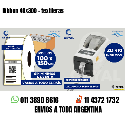 Ribbon 40x300 - textileras