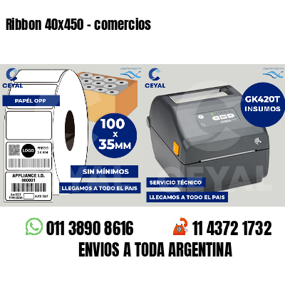 Ribbon 40x450 - comercios