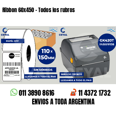 Ribbon 60x450 - Todos los rubros