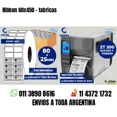 Ribbon 60x450 - fabricas