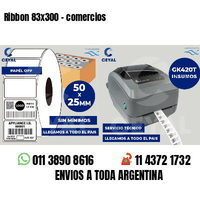 Ribbon 83x300 - comercios