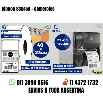 Ribbon 83x450 - comercios