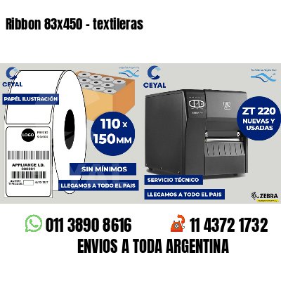 Ribbon 83x450 - textileras