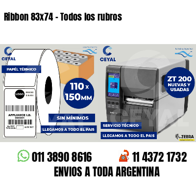 Ribbon 83x74 - Todos los rubros