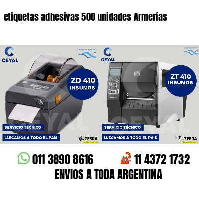 etiquetas adhesivas 500 unidades Armerías