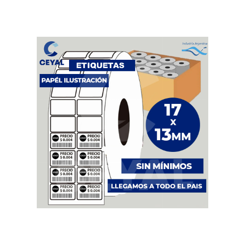 etiquetas adhesivas 500 unidades Carnicerías