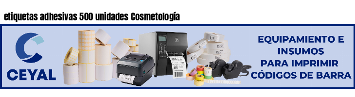 etiquetas adhesivas 500 unidades Cosmetología