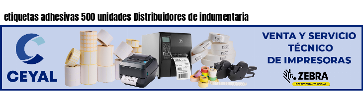 etiquetas adhesivas 500 unidades Distribuidores de indumentaria