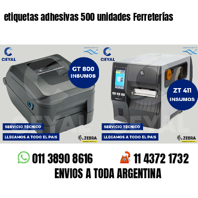 etiquetas adhesivas 500 unidades Ferreterías