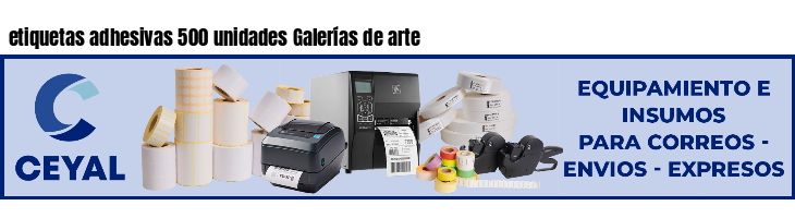 etiquetas adhesivas 500 unidades Galerías de arte