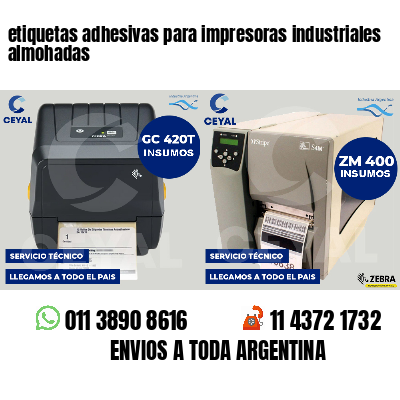 etiquetas adhesivas para impresoras industriales almohadas