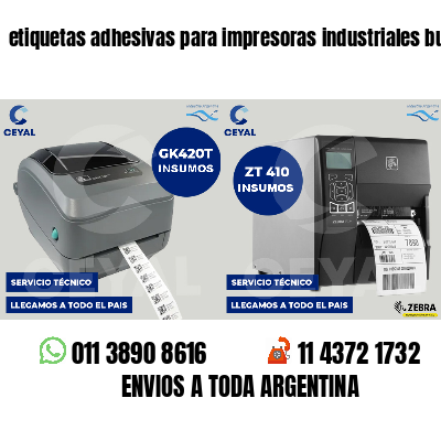 etiquetas adhesivas para impresoras industriales buzos