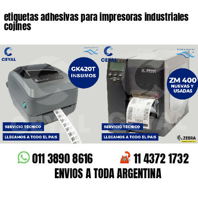 etiquetas adhesivas para impresoras industriales cojines