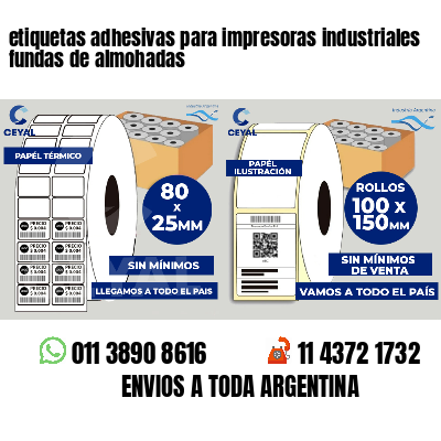 etiquetas adhesivas para impresoras industriales fundas de almohadas